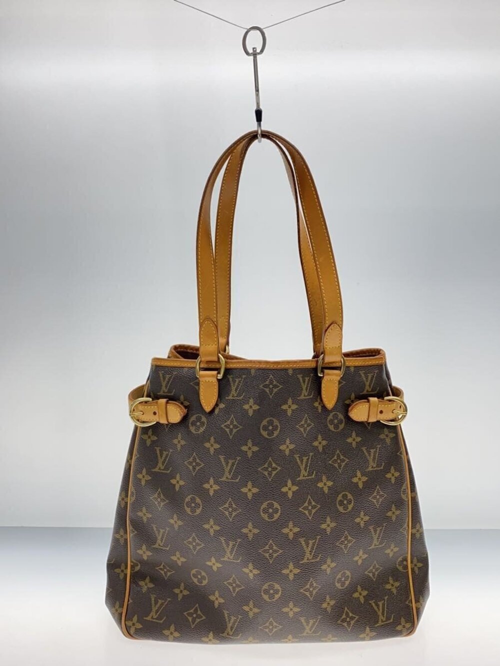 LOUIS VUITTON Batignolles Vertical Monogram Canvas Brown All over